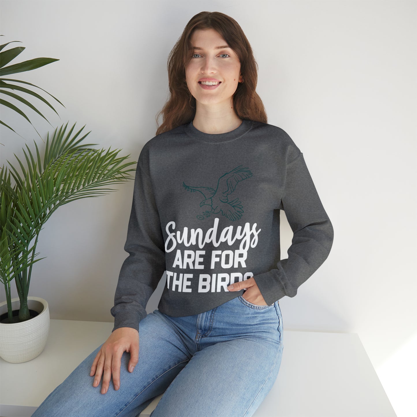 Sundays are for the Birds - Unisex Heavy Blend™ Crewneck Sweatshirt