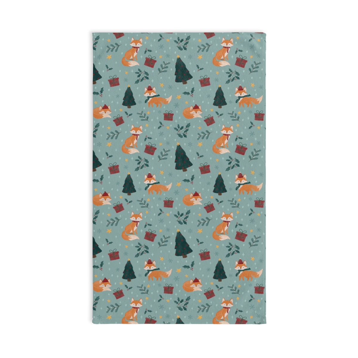 Christmas Foxy - Hand Towel