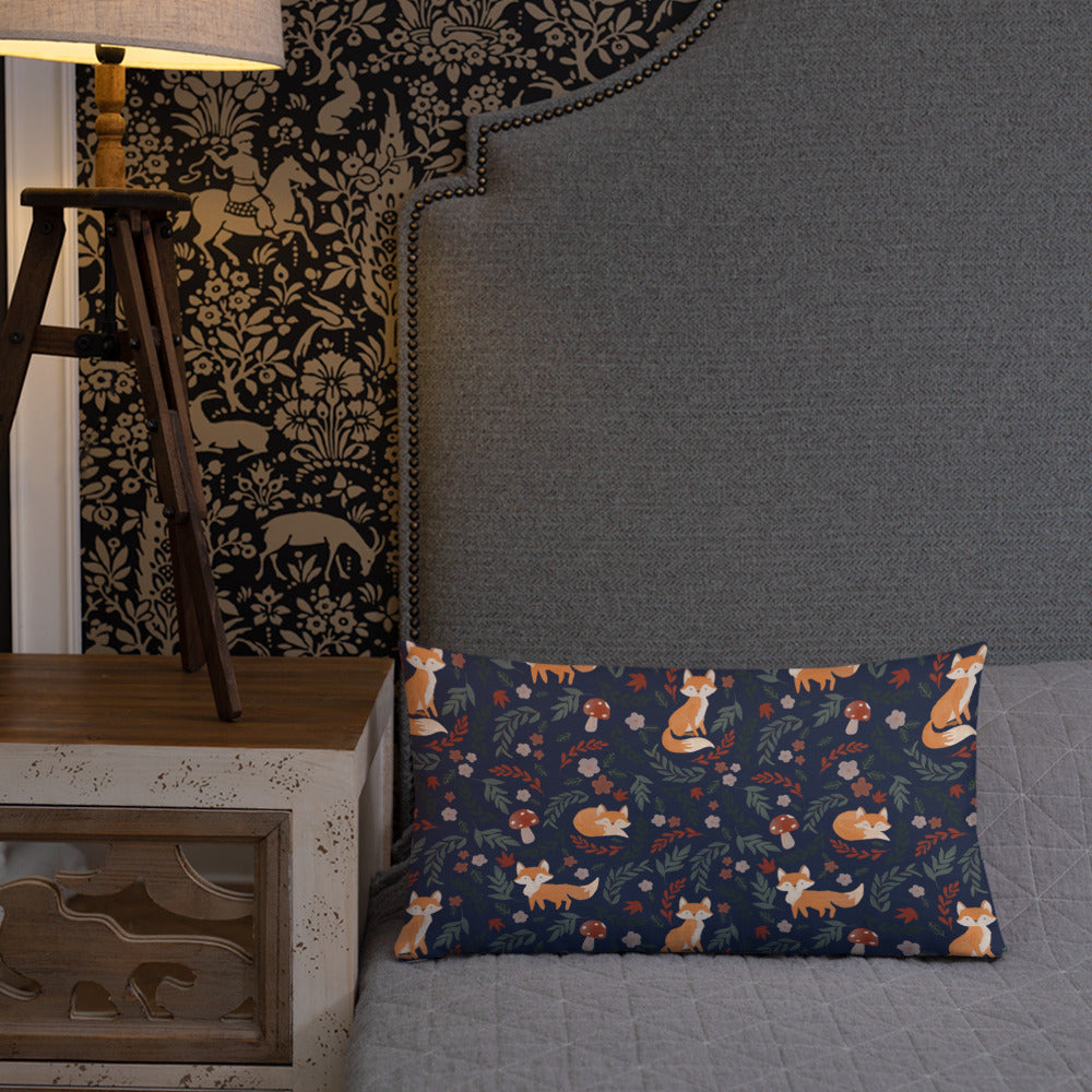 Foxy Premium Pillow - Navy