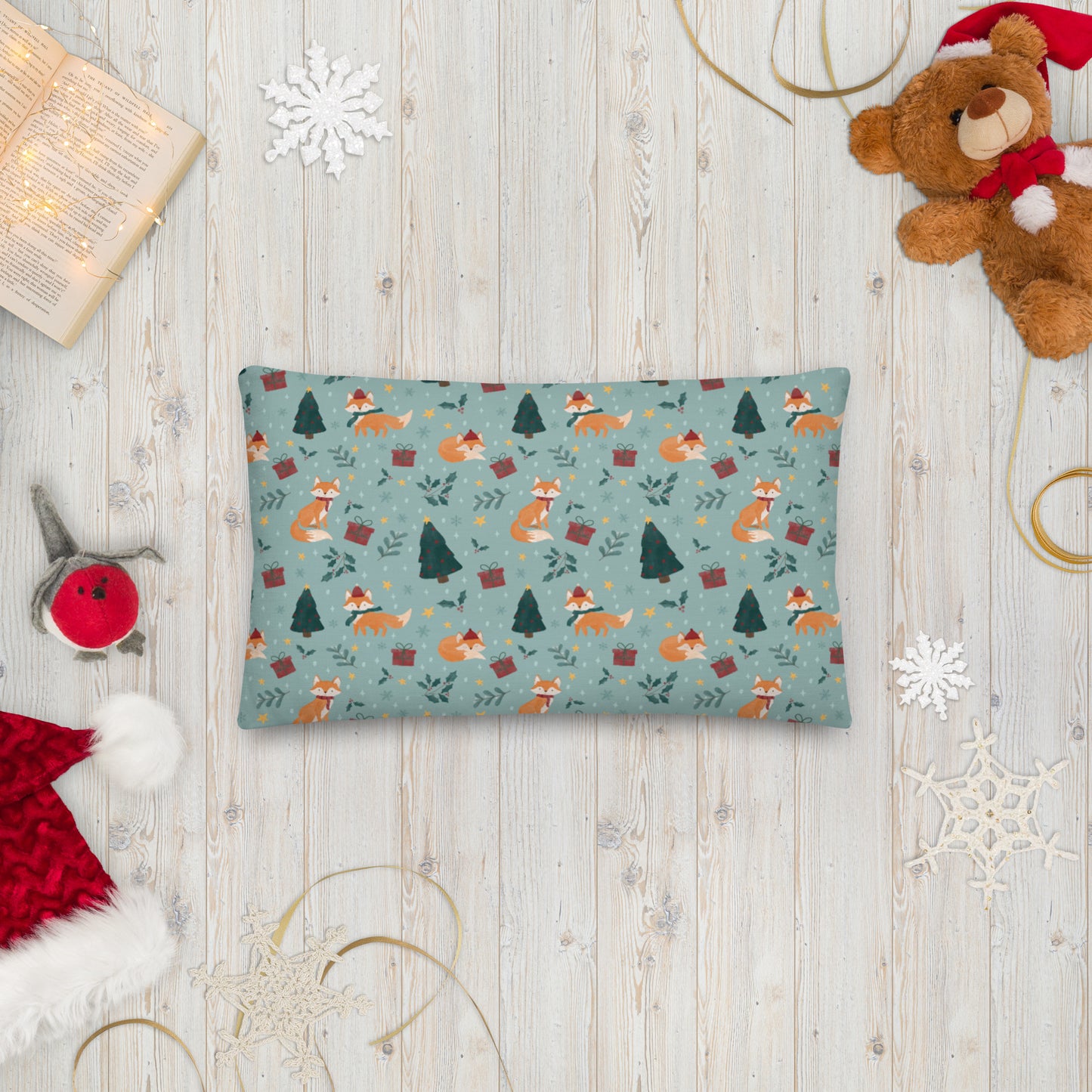 Christmas Foxy - Premium Pillow