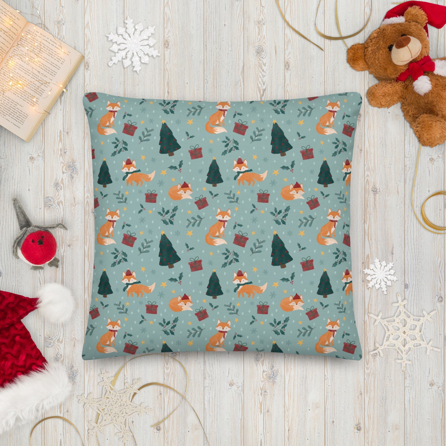 Christmas Foxy - Premium Pillow