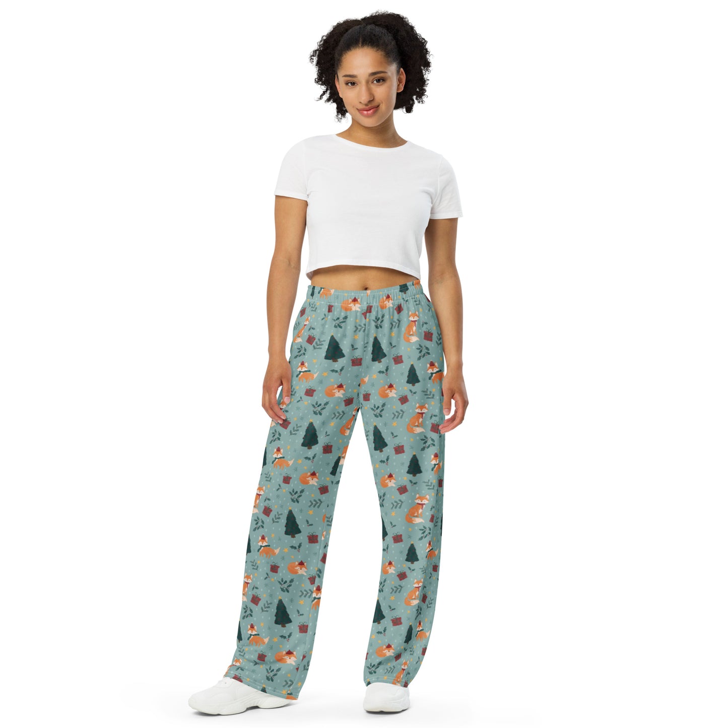 Christmas Foxy - Wide Leg Pants