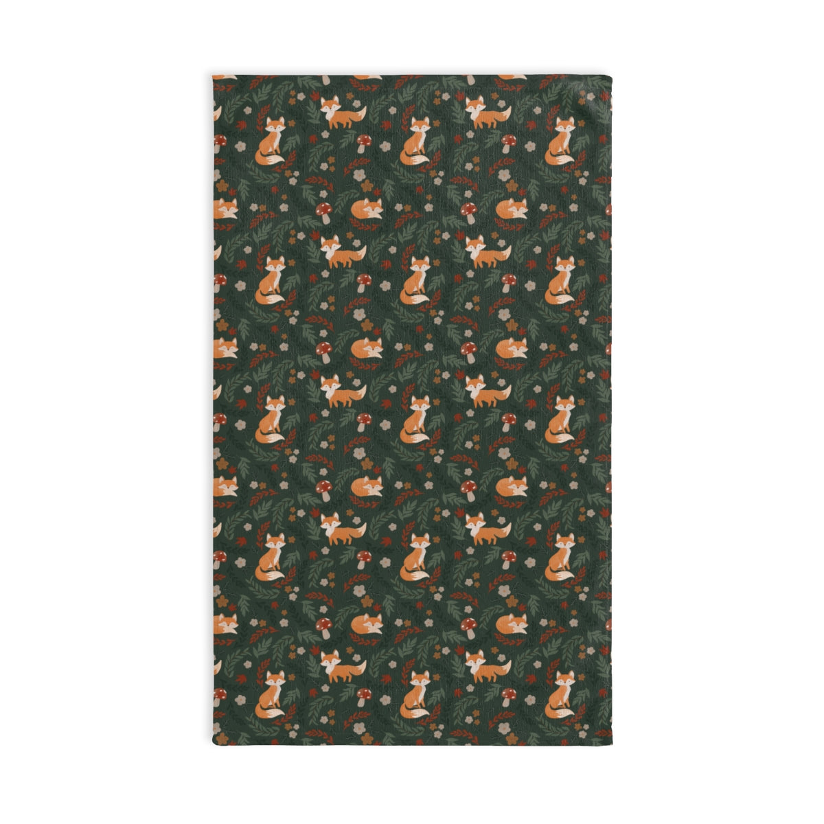 Hunter Green Foxy - Hand Towel