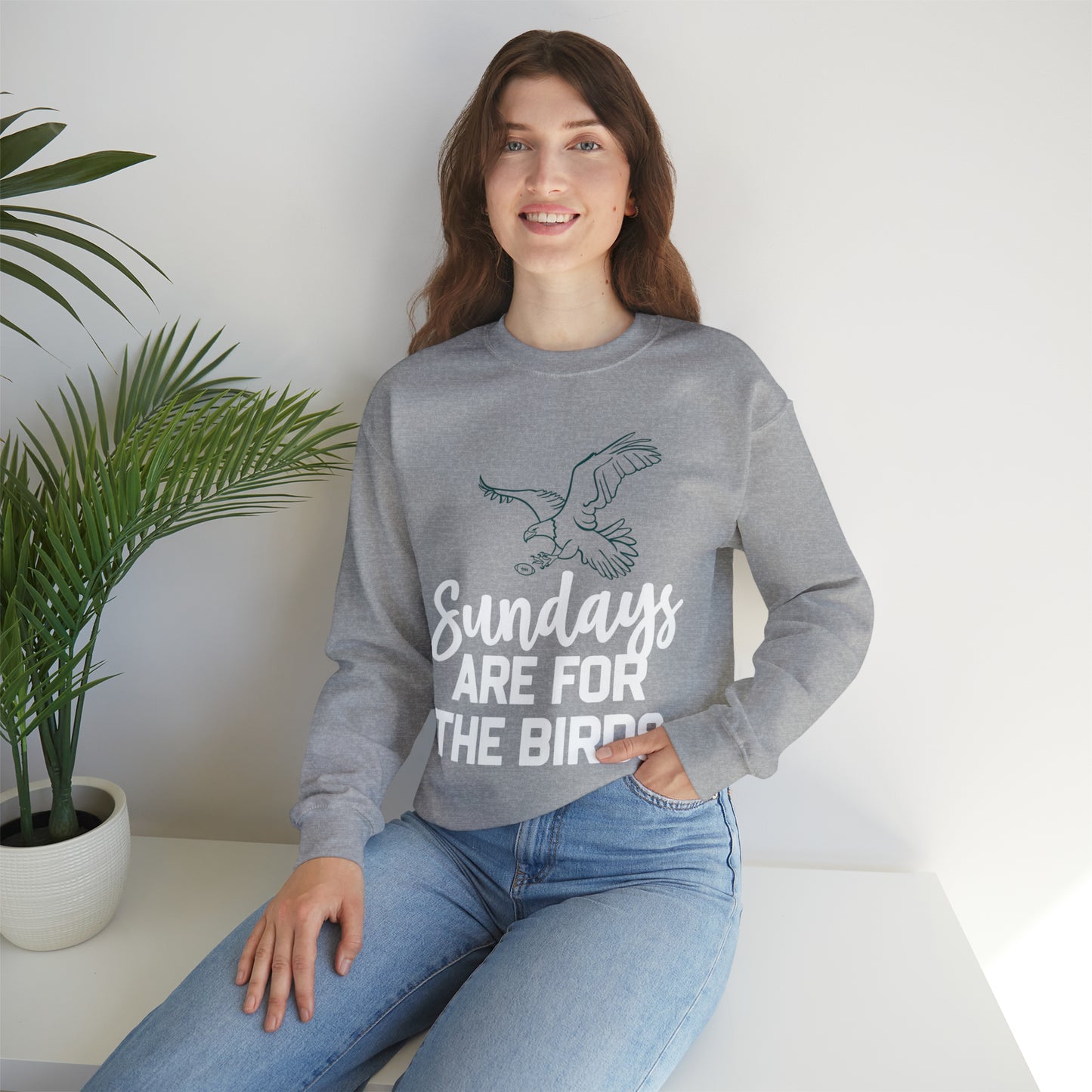 Sundays are for the Birds - Unisex Heavy Blend™ Crewneck Sweatshirt