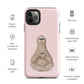 Tough Case for iPhone® - Light Pink Sloth