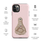 Tough Case for iPhone® - Light Pink Sloth