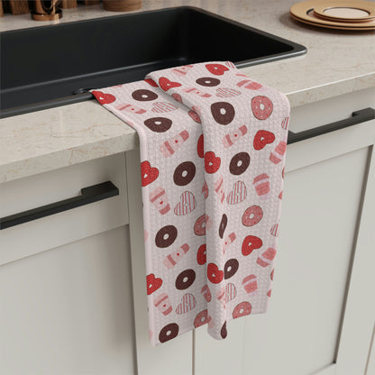 Love Coffee & Donuts - Soft Tea Towel