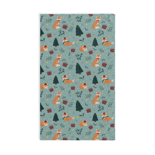 Christmas Foxy - Hand Towel