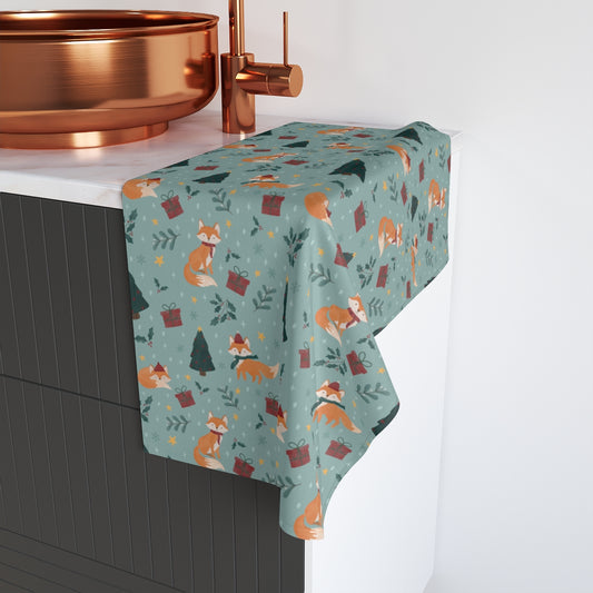 Christmas Foxy - Hand Towel