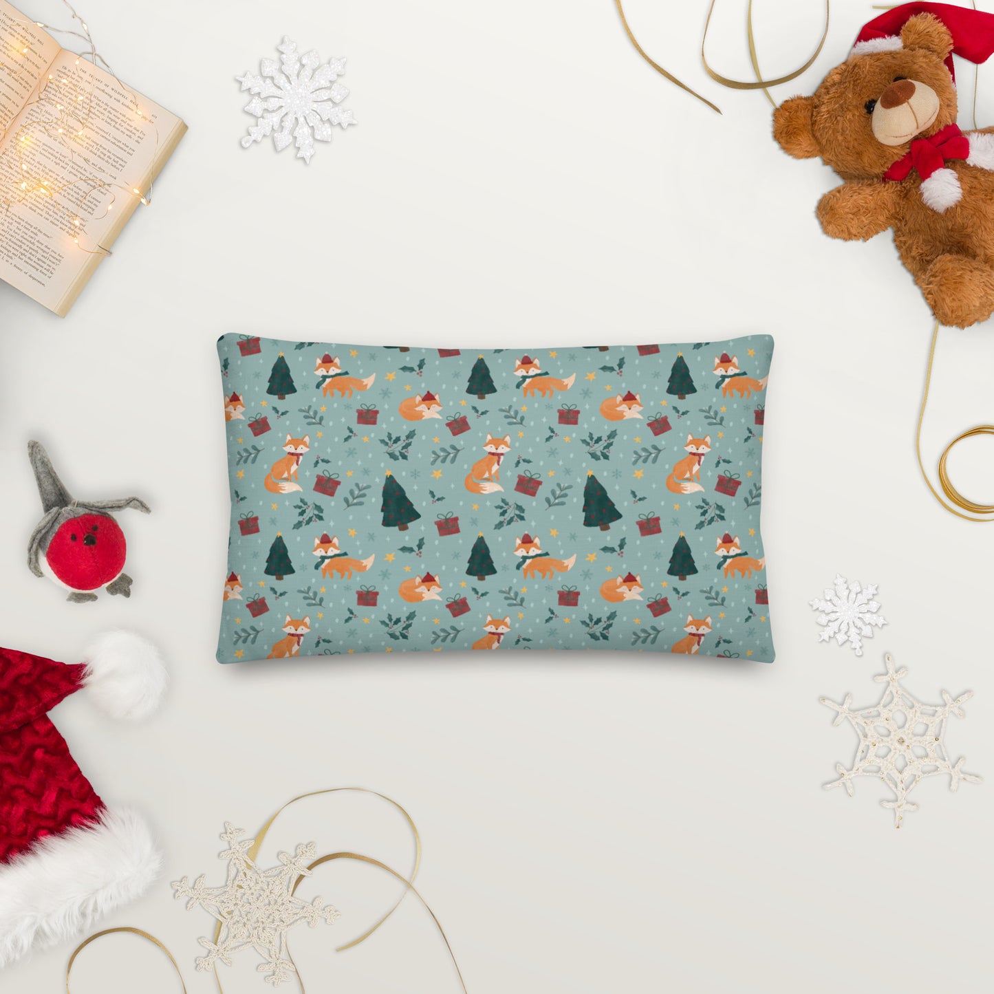 Christmas Foxy - Premium Pillow