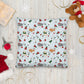 Christmas Cats - Snowy Blue - Premium Pillow