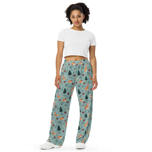 Christmas Foxy - Wide Leg Pants