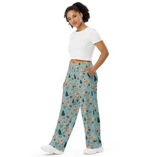 Christmas Foxy - Wide Leg Pants