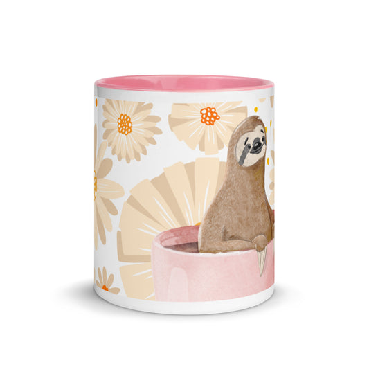 Floral Sloffee Mug